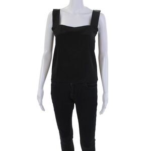 Buhee Womens Sleeveless Pullover Tank Black Size 1
